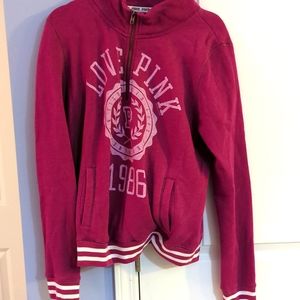 Victoria Secret PINK Quarter Zip Sweatshirt